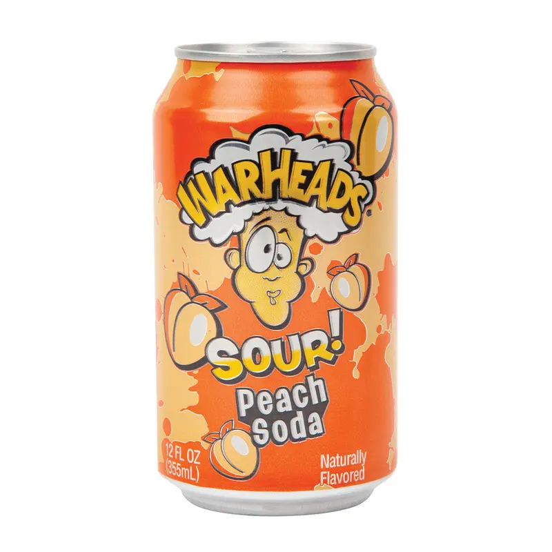 Warheads Sour Peach Soda