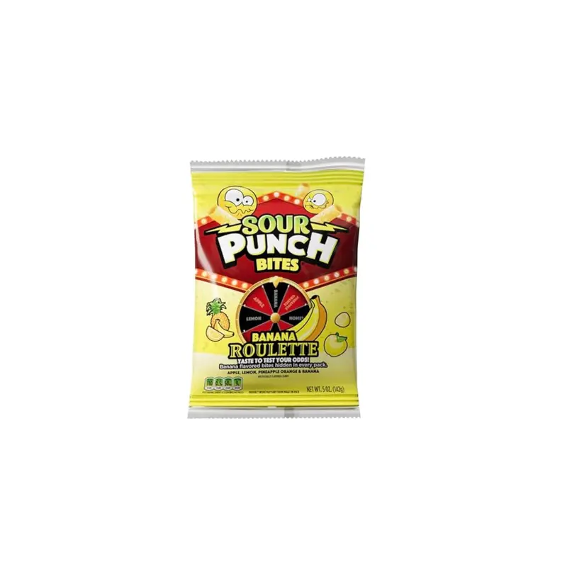 Sour Punch Bites Banana Roulette