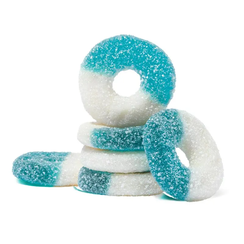 Gummy Blue Raspberry Rings