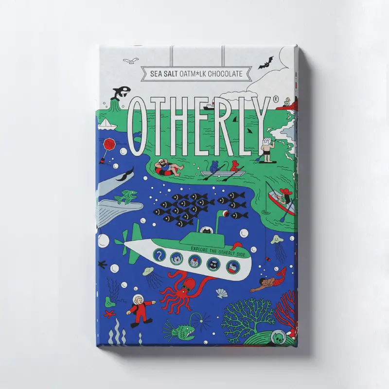 OTHERLY - Sea Salt, Vegan Oatm*lk Chocolate Bar