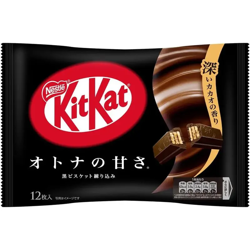 Japanese Mini KitKats: Dark Chocolate - 12 Piece Bag