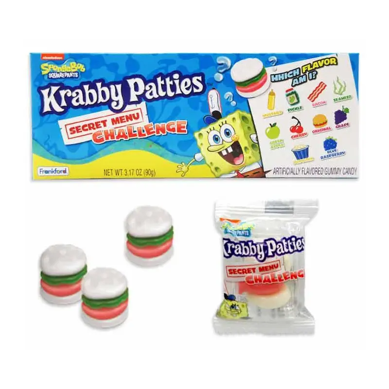 Krabby Patty Secret Menu Challenge (10 Mystery Flavors)