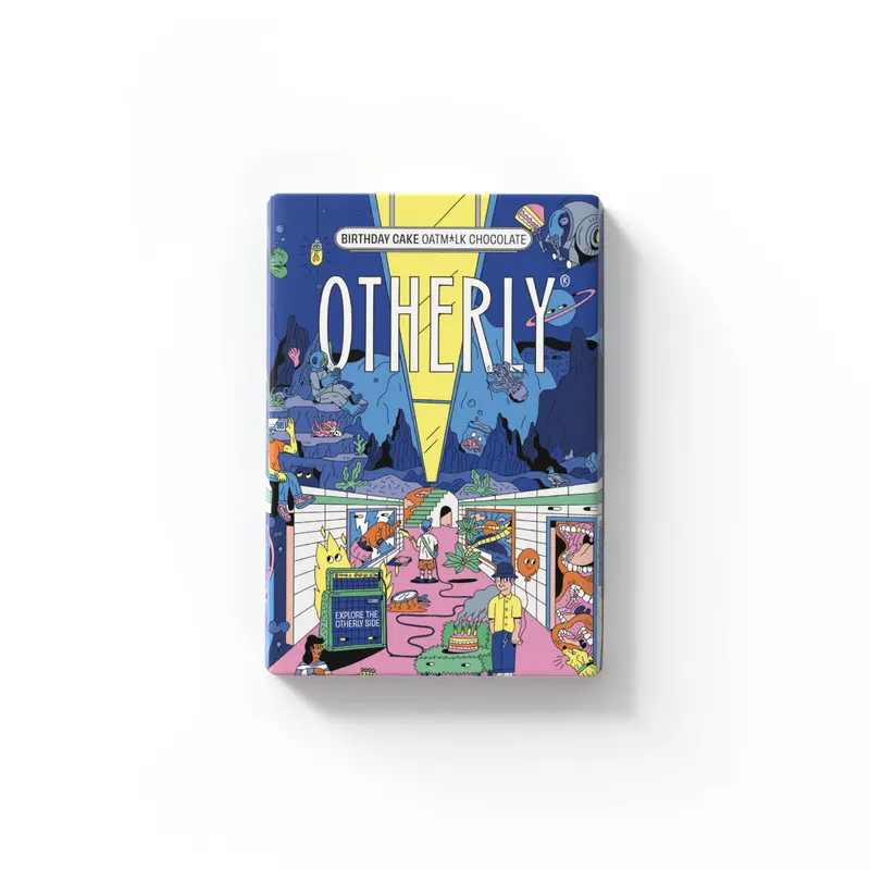 OTHERLY - Birthday Cake, Vegan Oatm*lk Chocolate Bar