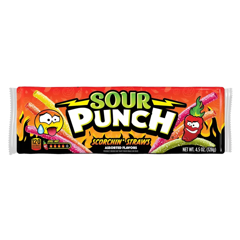 Sour Punch- Scorchin' Straws