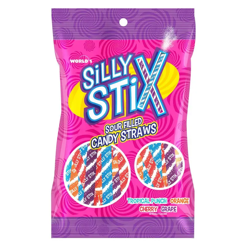 Silly Stix Sour-Filled Candy Straws (2.75oz)