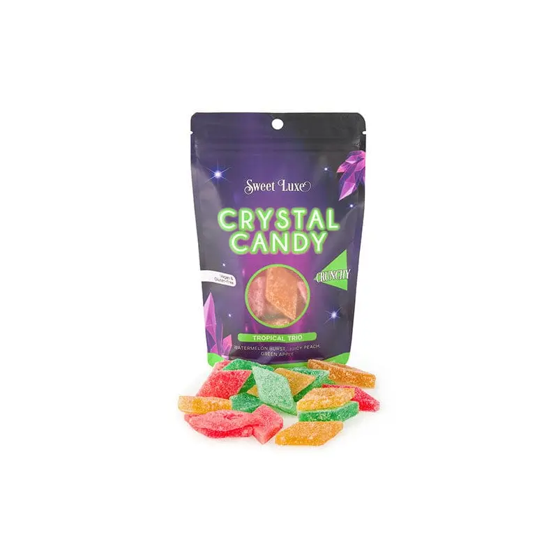 Sweet Luxe Extra Crunchy Crystal Candy- Tropical Trio