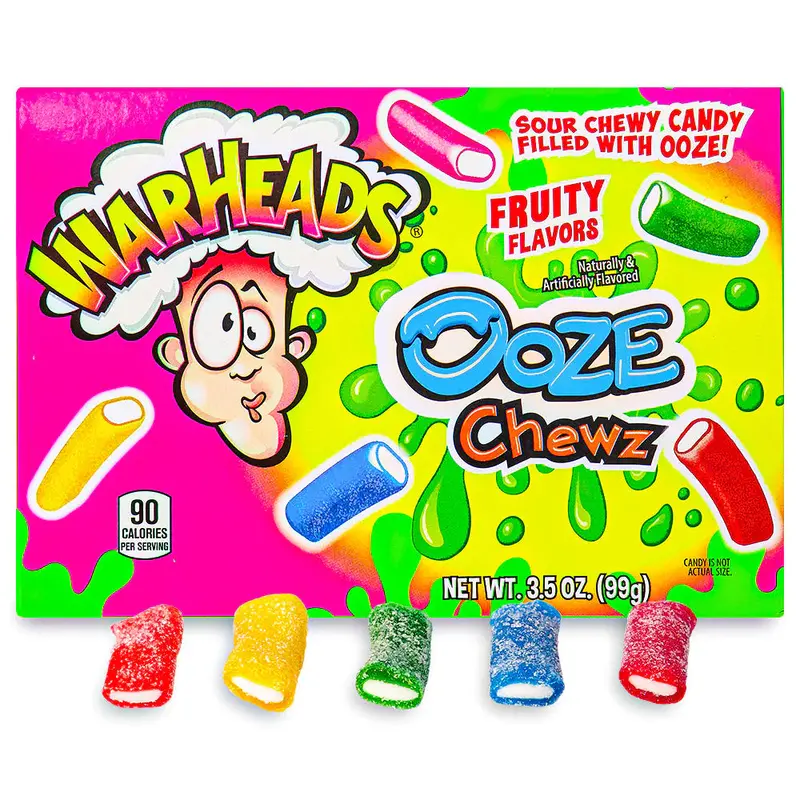 Warheads Ooze Chewz- Movie Box