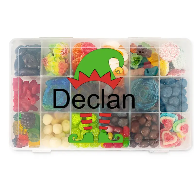 Personalized Holiday Candy Tackle Box