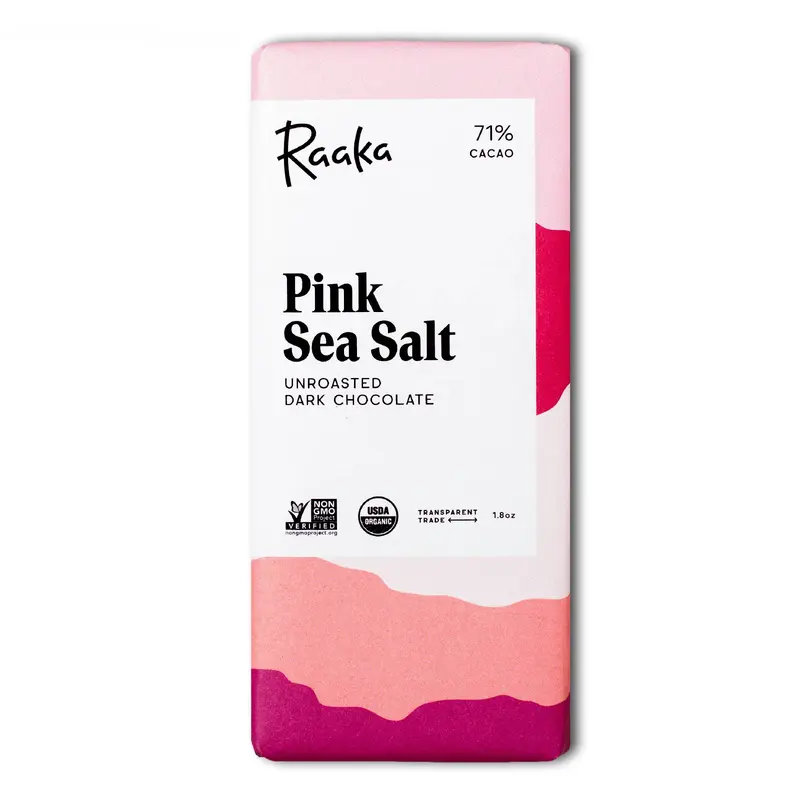 Raaka - 71% Pink Sea Salt Chocolate Bar