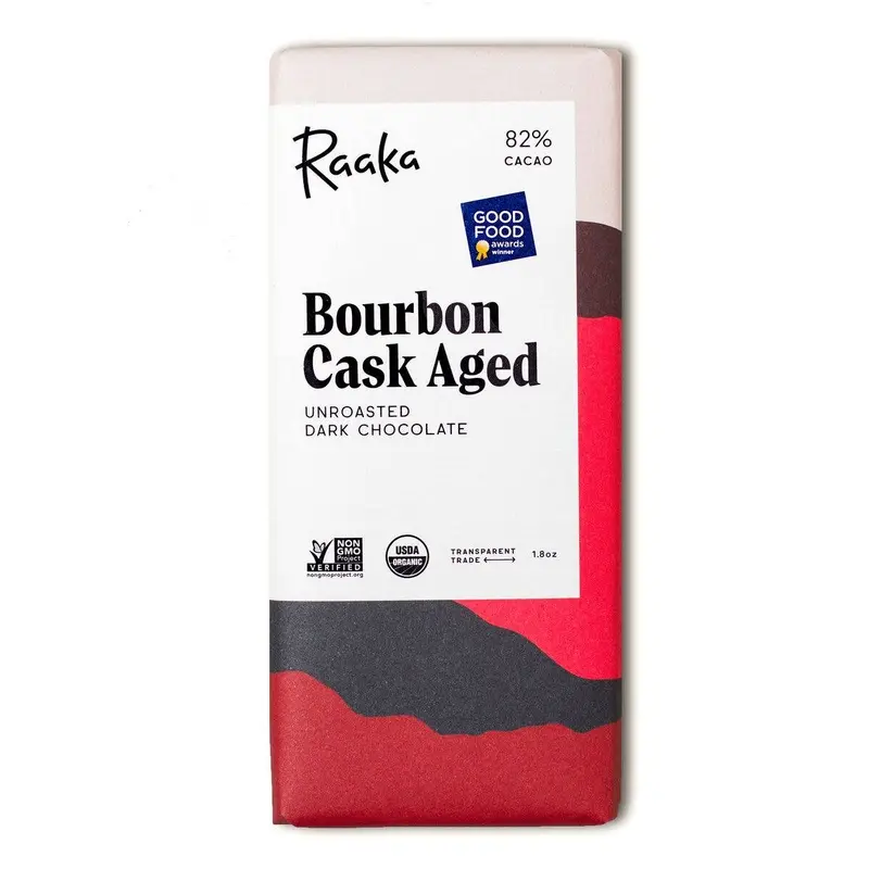 Raaka- 82% Bourbon Cask Aged Chocolate Bar
