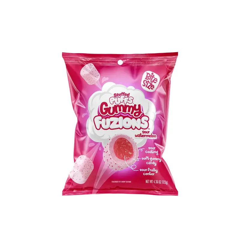 Stuffed Puff Gummy Fuzions- Sour Watermelon