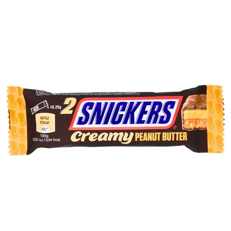 2X Snickers Creamy Peanut Butter