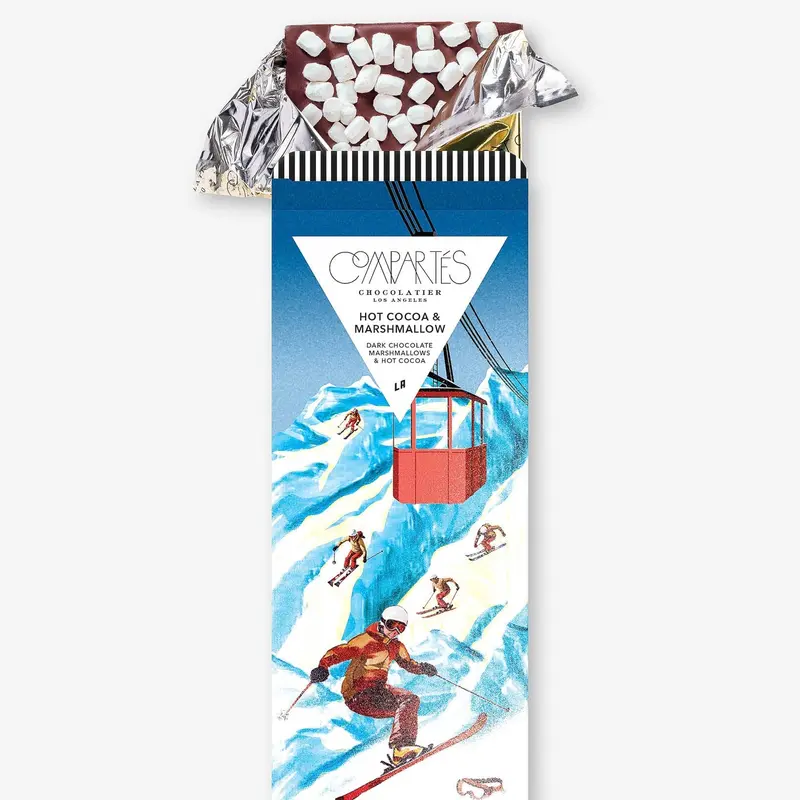 Compartes - Hot Cocoa & Marshmallow Dark Chocolate Bar