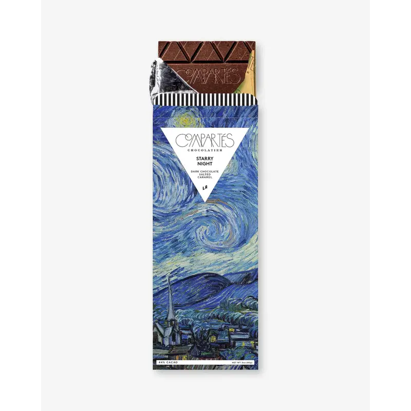 Compartes - The Starry Night Dark Chocolate Bar