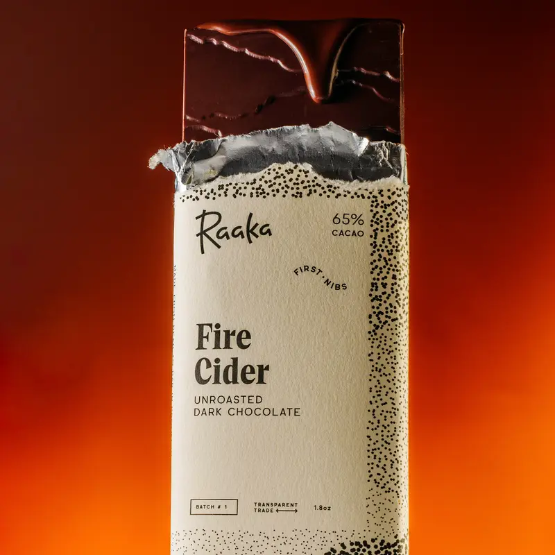 Raaka - Fire Cider Dark Chocolate Bar