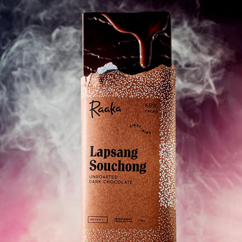 Raaka - Lapsang Souchong Tea Dark Chocolate Bar