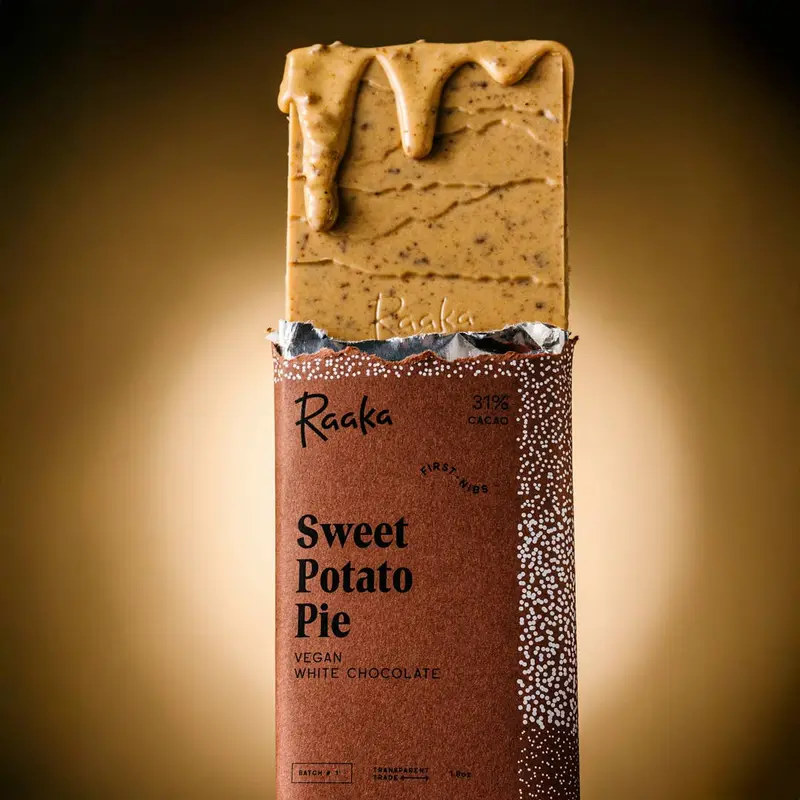 Raaka - Sweet Potato Pie White Chocolate Bar