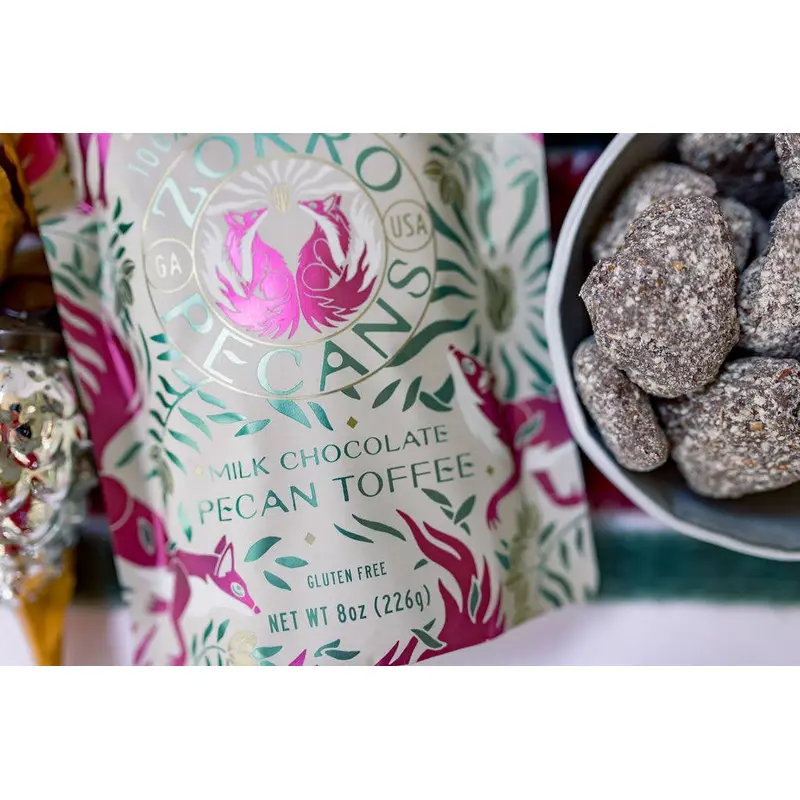 Zorro Pecans - Milk Chocolate Pecan Toffee