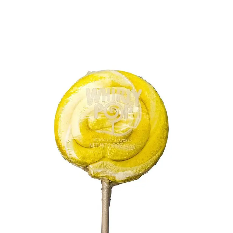 Yellow & White Whirly Pops  - 1.5 oz