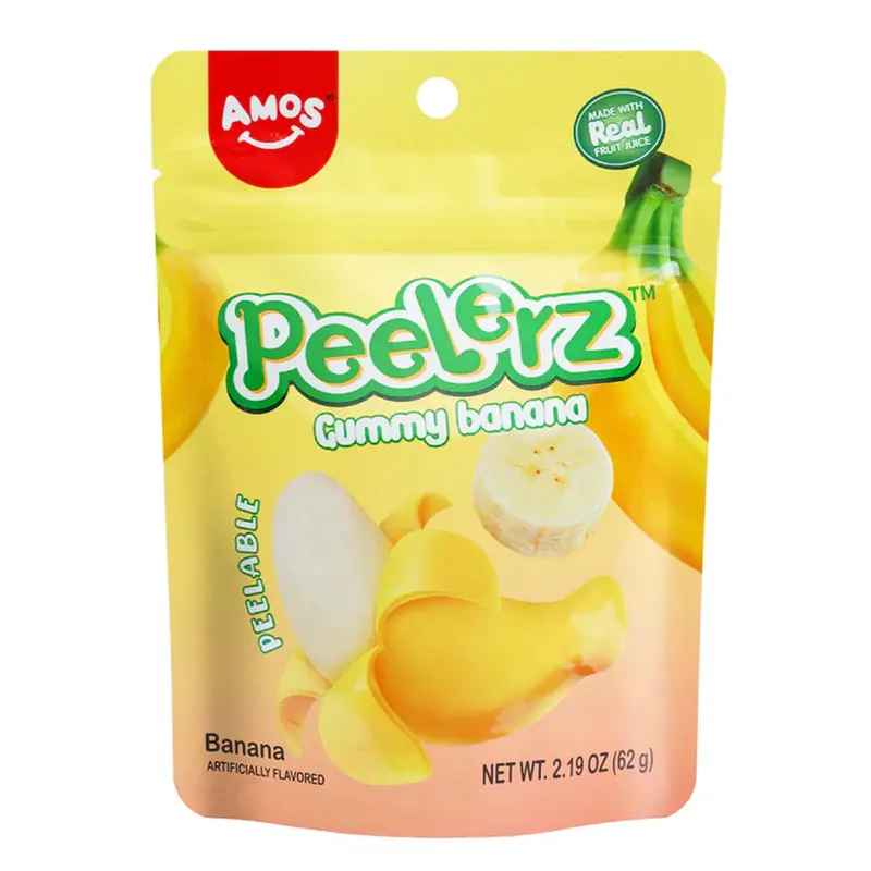 Amos Peelerz Peeling Gummies - Banana - 6 oz