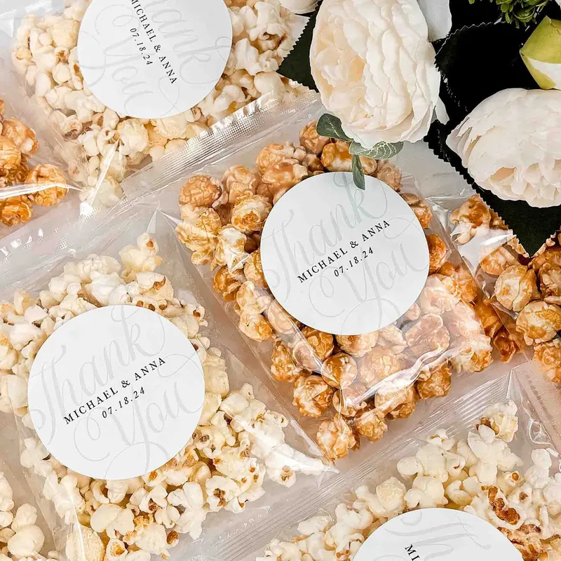 Wedding Popcorn Favors