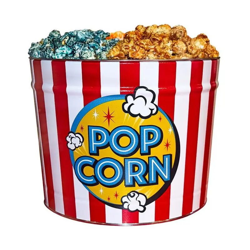 2 Gallon Popcorn Tin - Pick Three Flavors