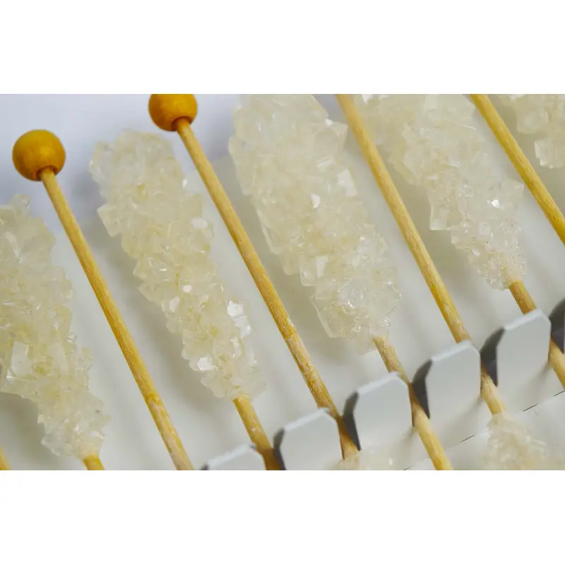 White Rock Candy Swizzle Sticks - 18 Count