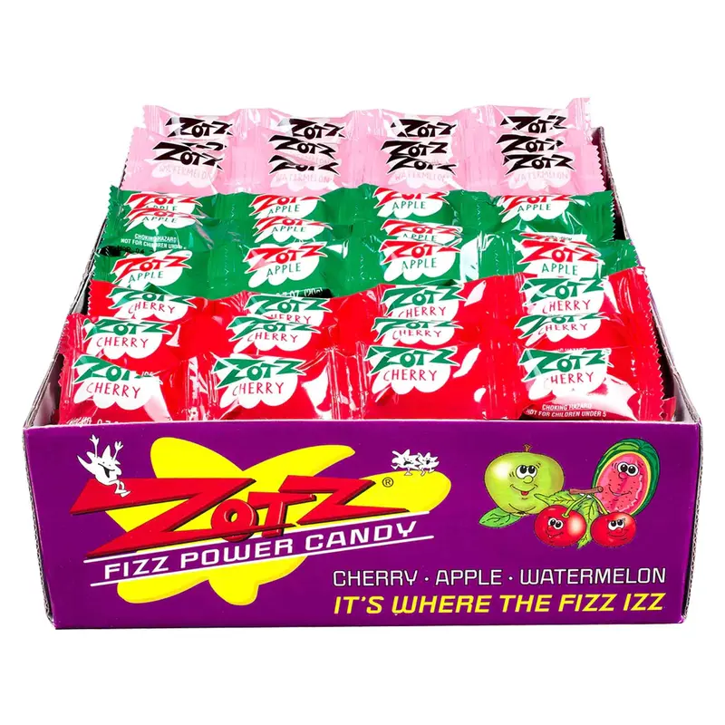 Zotz Apple, Cherry, & Watermelon - 48 Count