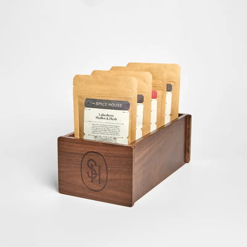 Best of Flatpacks Collection with Holder in Walnut