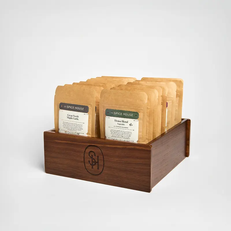 Essential Flatpacks Collection with Double Holder in Walnut