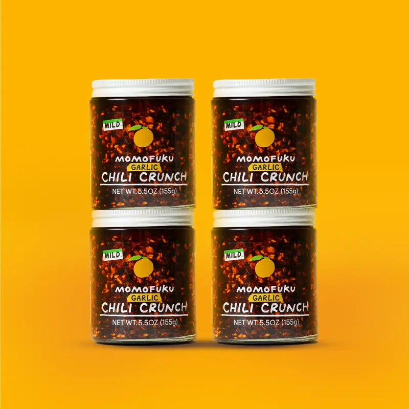 Mild Garlic Chili Crunch 4-Pack