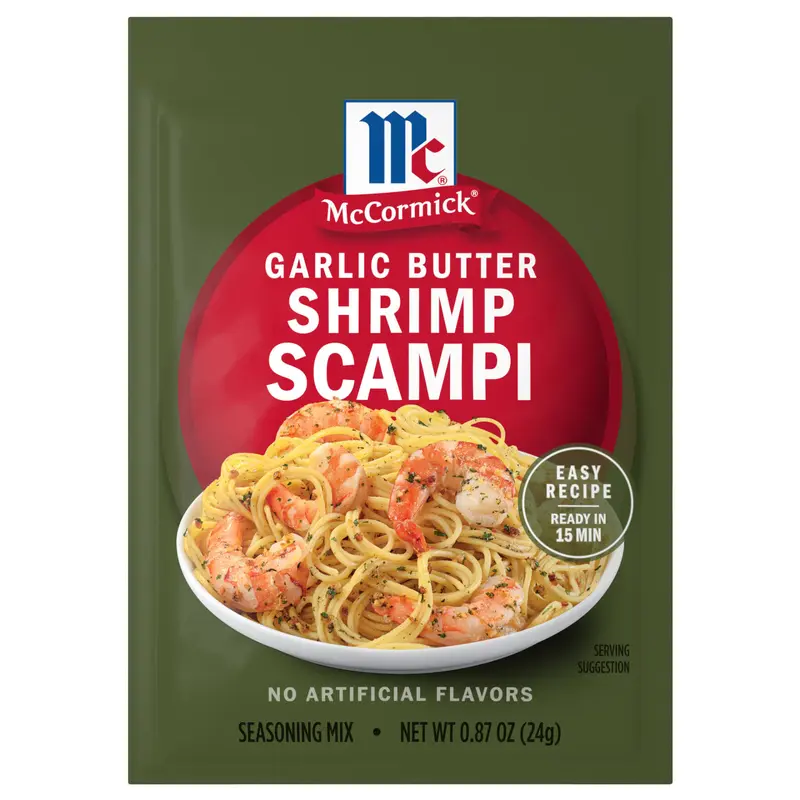 McCormick Garlic Butter Shrimp Scampi, 0.87 oz (6-Pack)