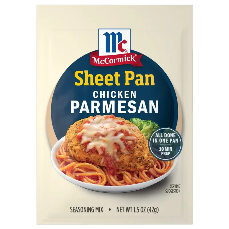 McCormick Chicken Parmesan One Sheet Pan Seasoning Mix, 1.5 oz