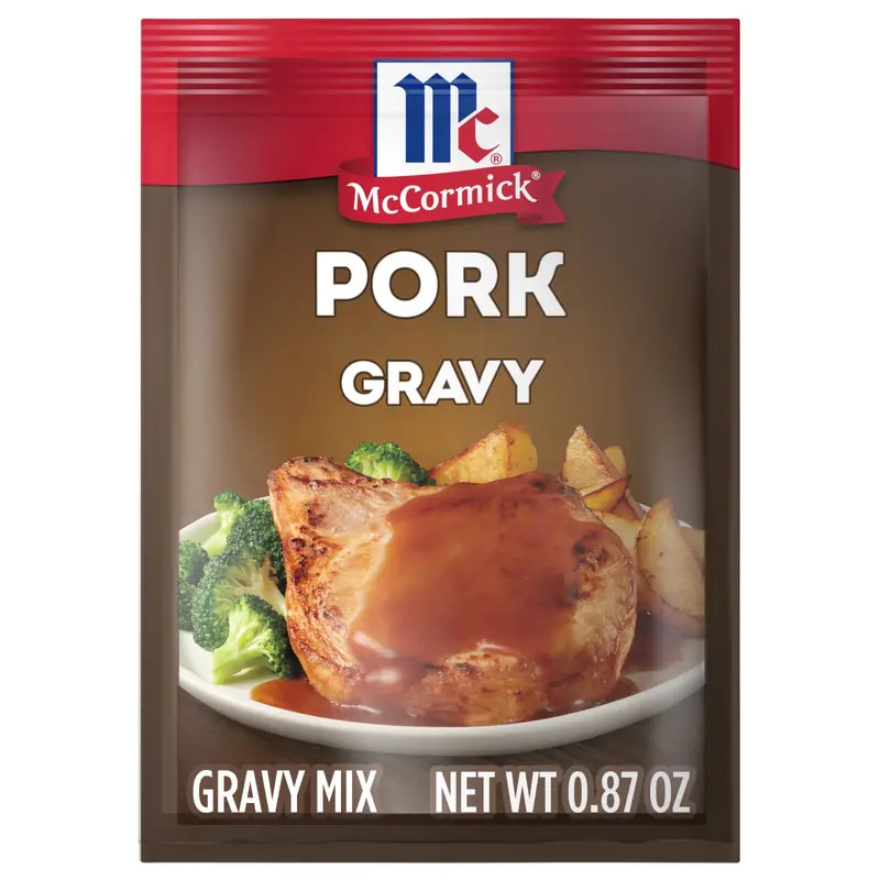 McCormick Pork Gravy Seasoning Mix, 0.87 oz (6-Pack)