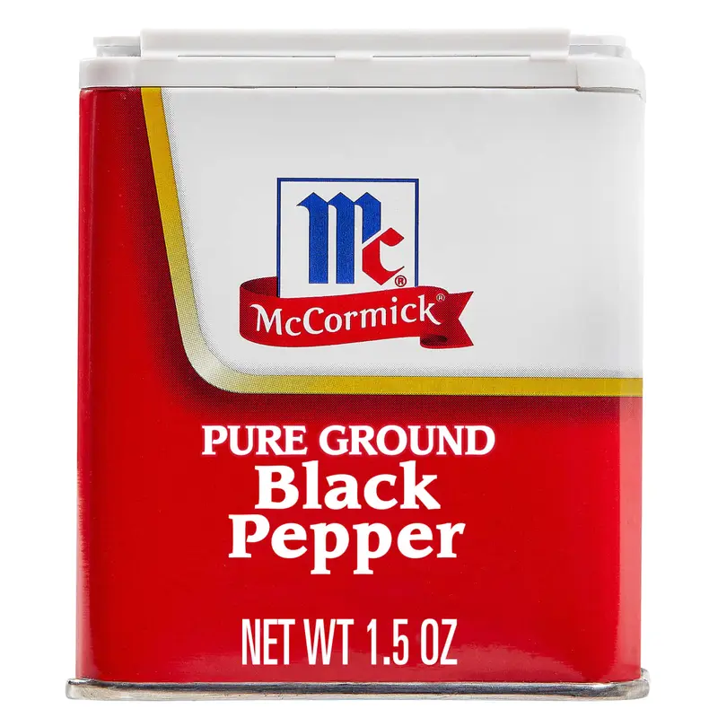 McCormick Pure Ground Black Pepper, 1.5 oz