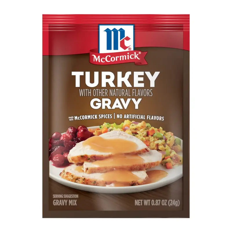 McCormick Turkey Gravy Seasoning Mix, 0.87 oz (6-Pack)