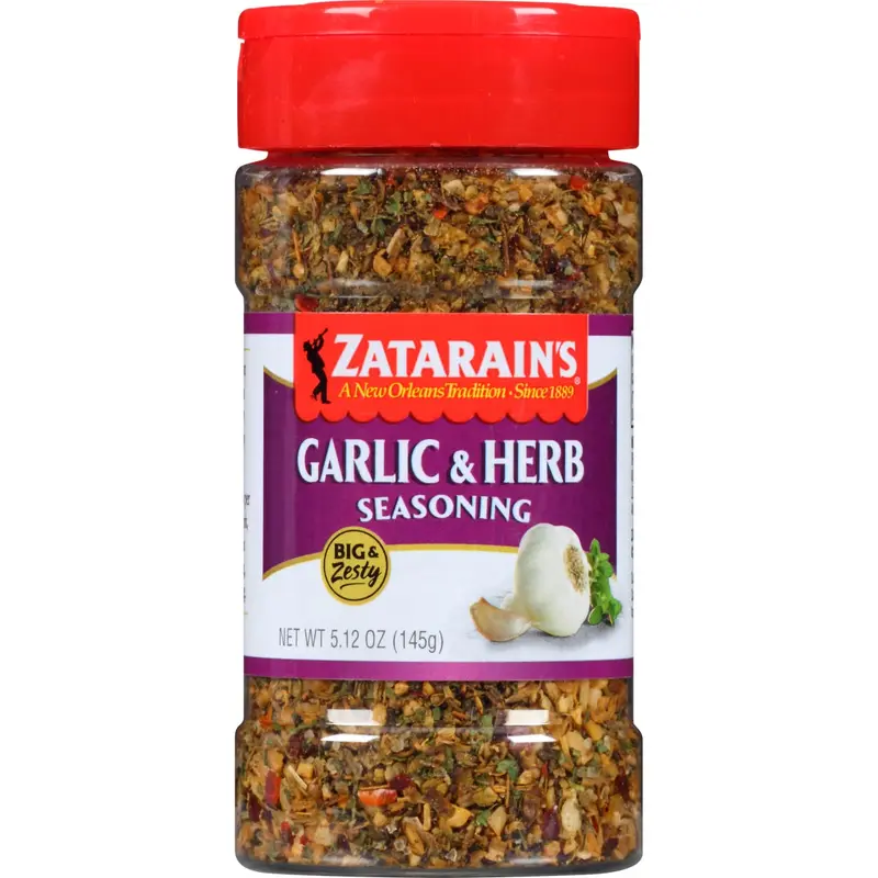 Zatarain's Garlic & Herb Big & Zesty Spice Blend, 5.12 oz