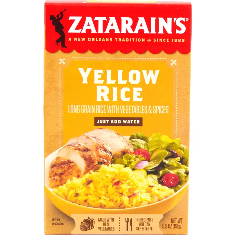 Zatarain's Yellow Rice Mix, 6.9 oz