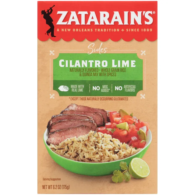 Zatarain's Cilantro Lime Naturally Flavored Rice & Quinoa Whole Grain Blends, 6.2 oz