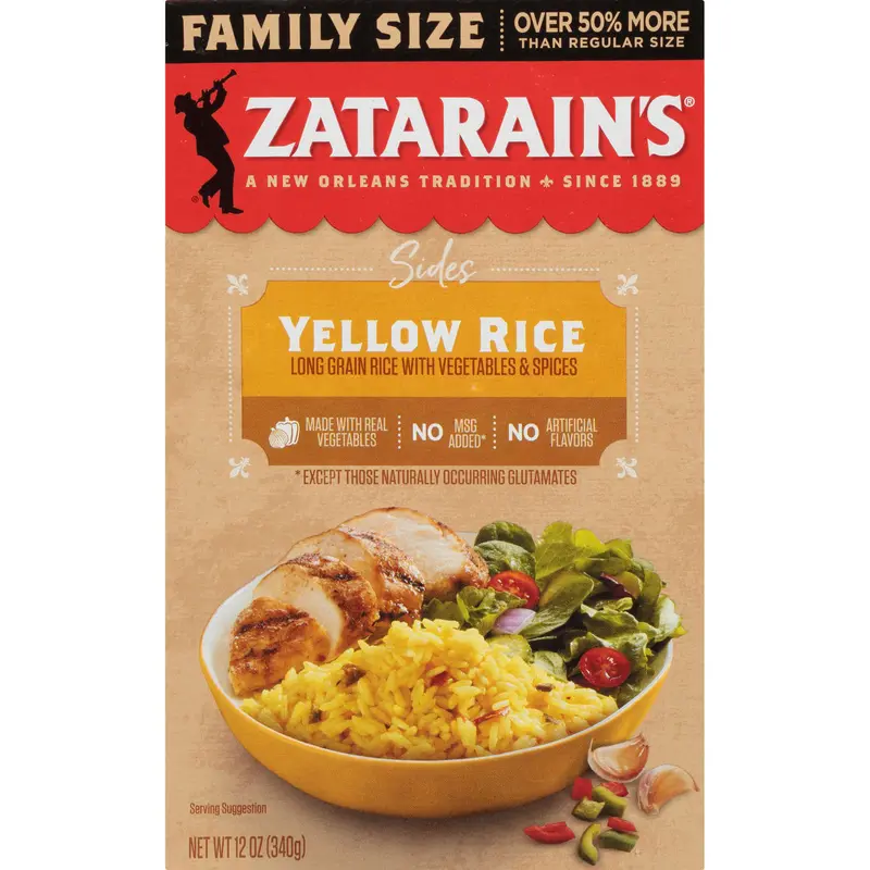 Zatarain's Family Size Yellow Rice, 12 oz