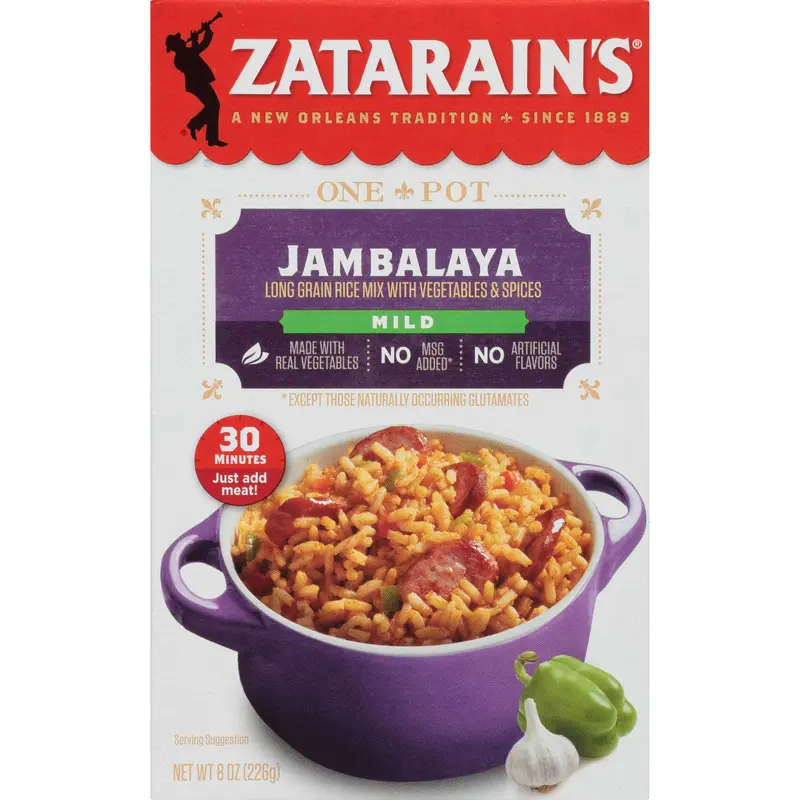 Zatarain's Mild Jambalaya Mix, 8 oz