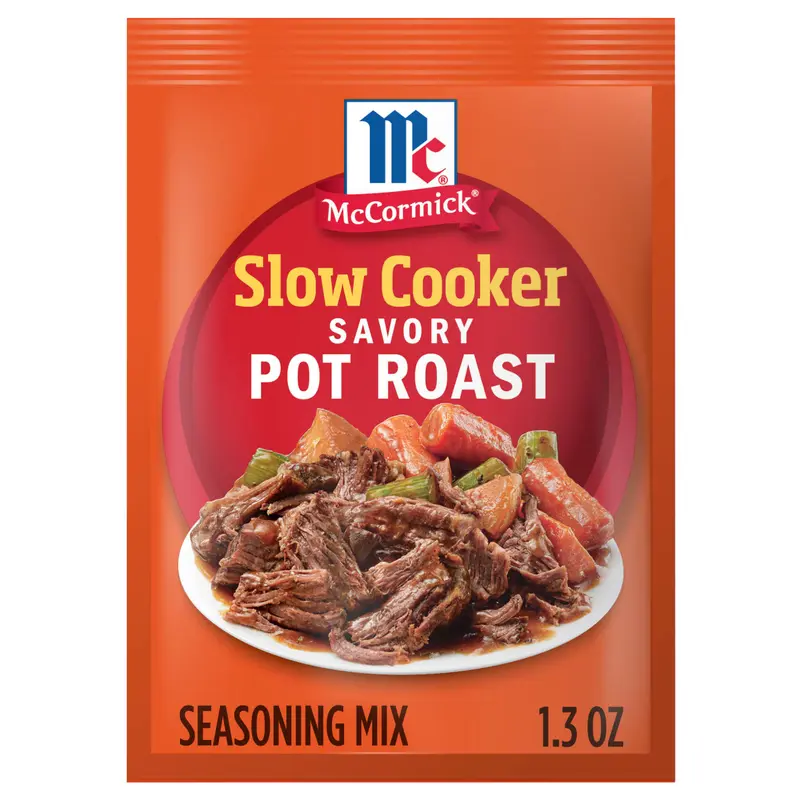 McCormick Slow Cooker Savory Pot Roast Seasoning Mix, 1.3 oz (6-Pack)