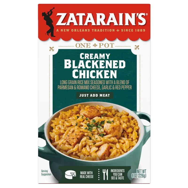 Zatarain's Creamy Blackened Chicken Rice Mix, 8 oz