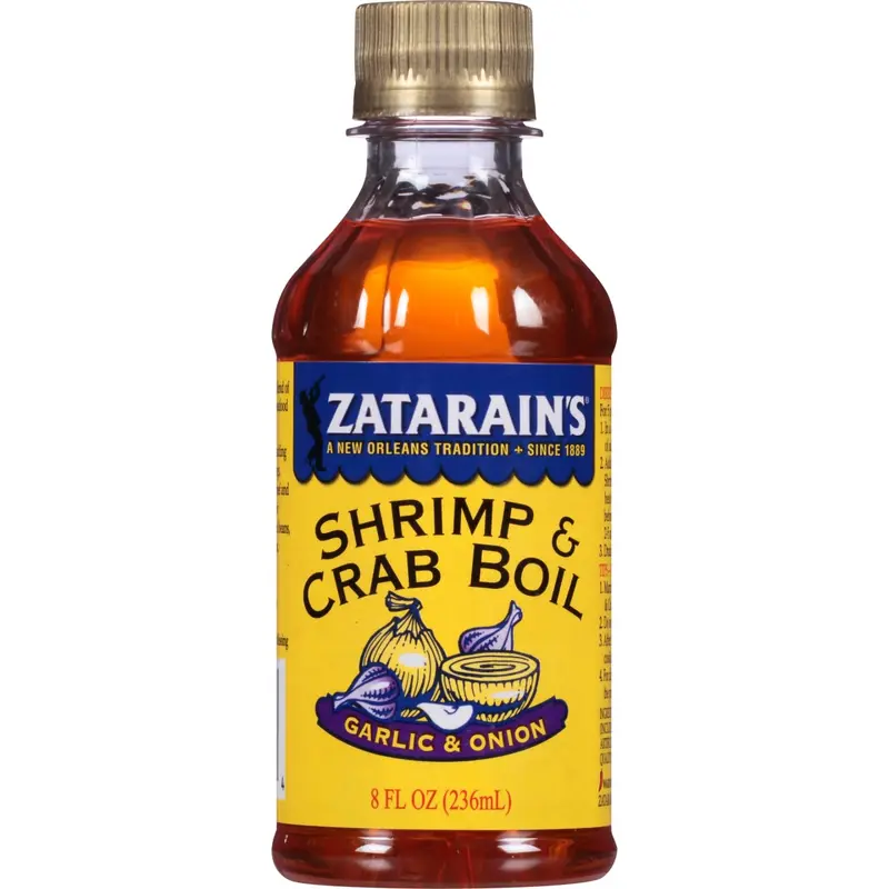 Zatarain's New Orleans Style Liquid Crab Boil With Garlic & Onion, 8 fl oz