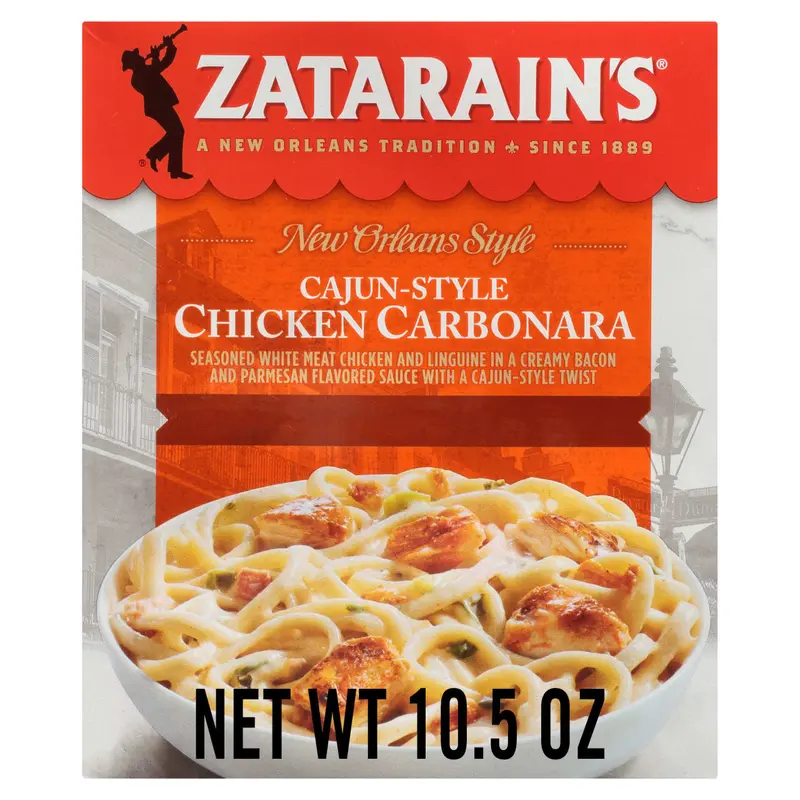 Zatarain's Frozen Cajun-Style Chicken Carbonara, 10.5 oz