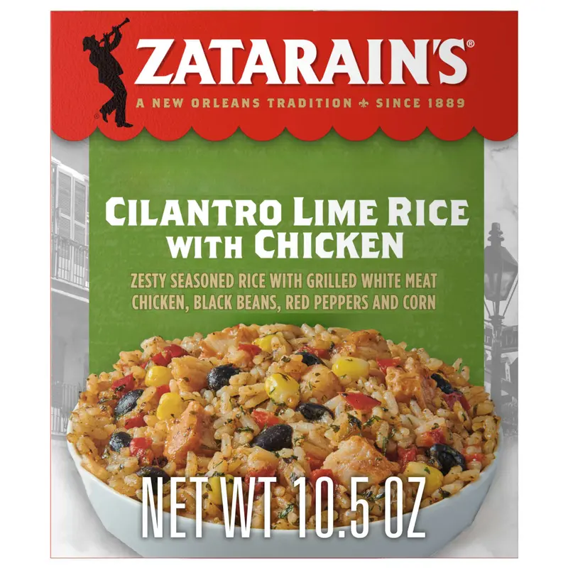 Zatarain's Frozen Cilantro Lime Rice with Chicken Bowl, 10.5 oz