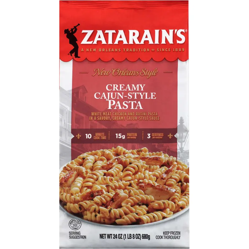 Zatarain's Frozen Creamy Cajun Style Pasta, 24 oz