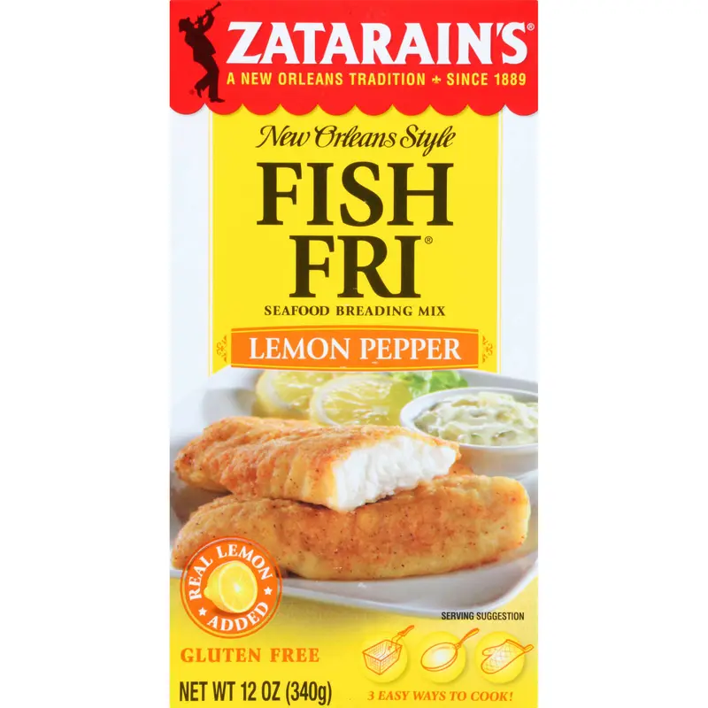 Zatarain's Lemon Pepper Fish Fri, 12 oz