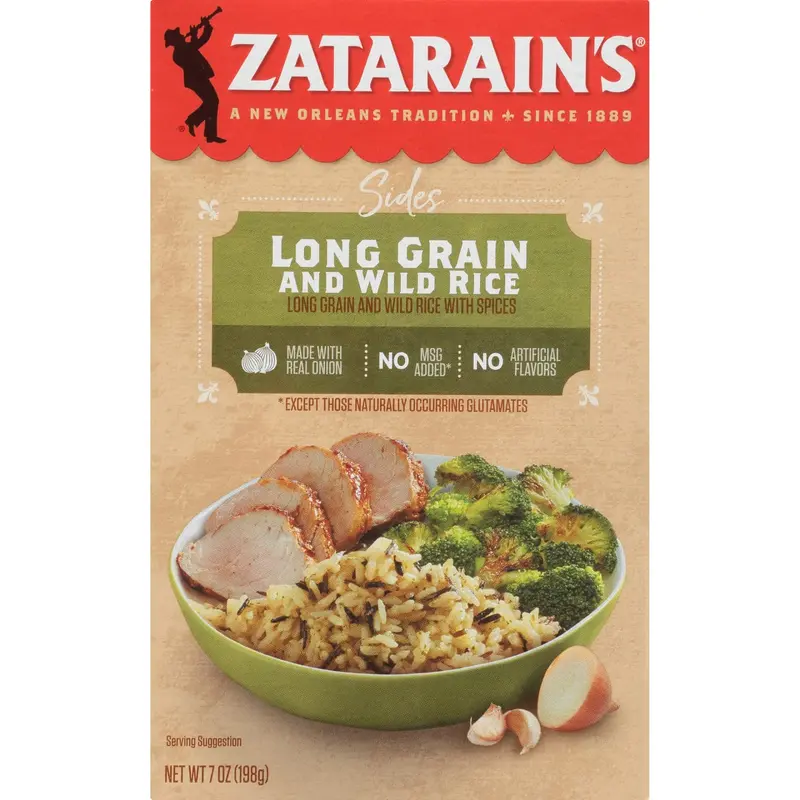 Zatarain's Long Grain & Wild Rice, 7 oz