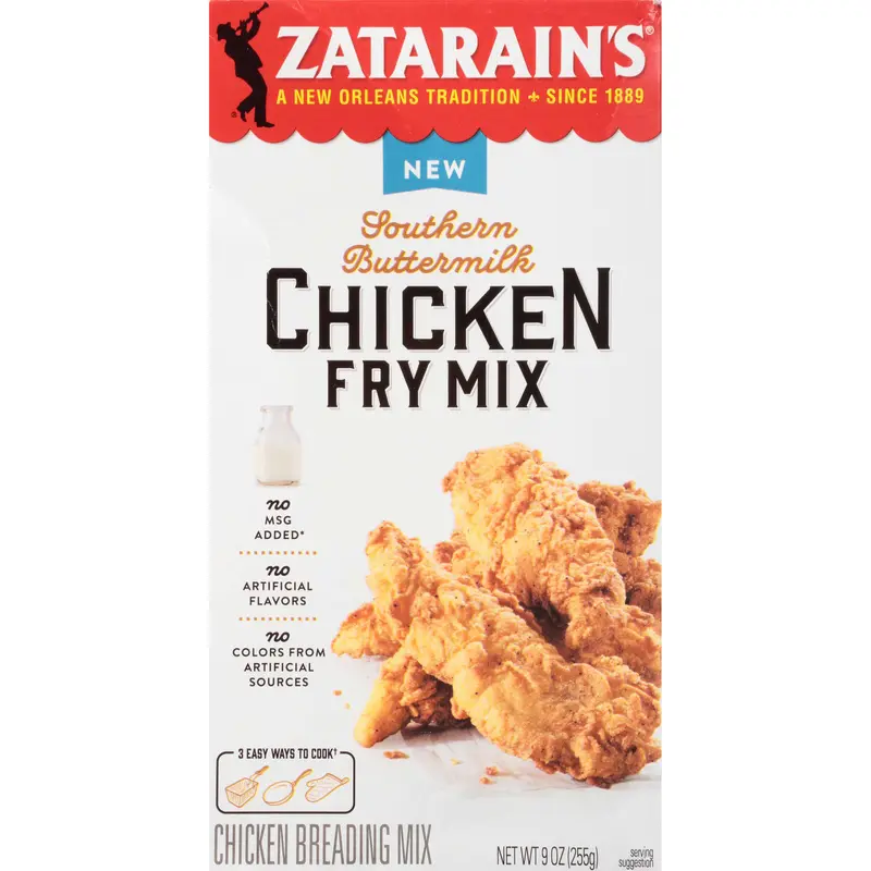 Zatarain's Southern Buttermilk Chicken Fry Mix, 9 oz